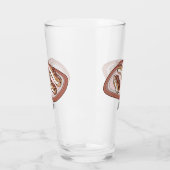 Cartoon met chocolade eclair glas (Links)