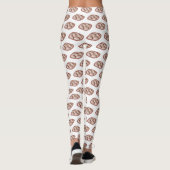 Cartoon met chocolade eclair leggings (Achterkant)