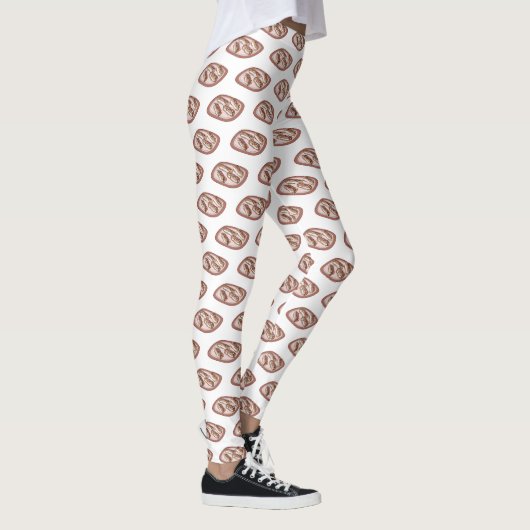 Cartoon met chocolade eclair leggings (Rechts)
