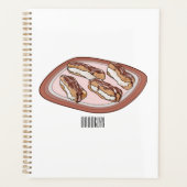 Cartoon met chocolade eclair planner (Voorkant)