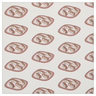 Cartoon met chocolade eclair stof