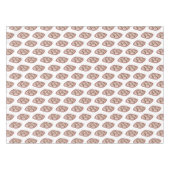 Cartoon met chocolade eclair tafelkleed (Voorkant (Horizontaal))