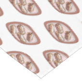 Cartoon met chocolade eclair tafelkleed (Gekanteld)