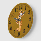 Cartoon met Dog Wall klok (Hoek)