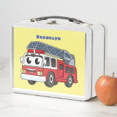 Cartoon met een brandblusmotor (In situ)