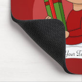 Cartoon met kerstman muismat (Hoek)