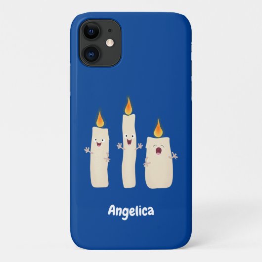 Cartoon met kutzend kaars Case-Mate iPhone case (Achterkant)