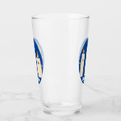Cartoon met kutzend kaars glas (Links)
