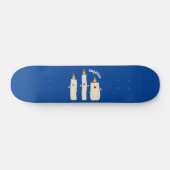 Cartoon met kutzend kaars persoonlijk skateboard (Horizontaal)