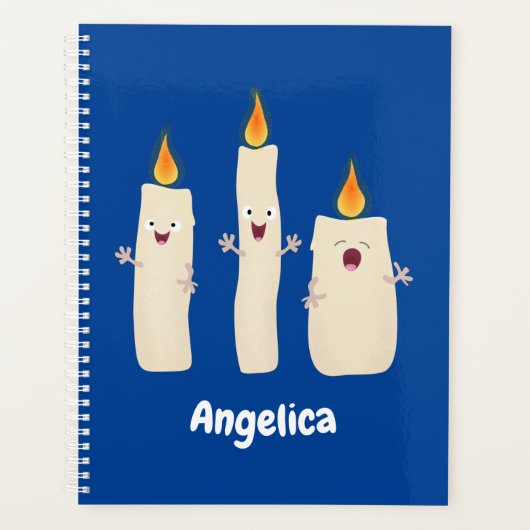 Cartoon met kutzend kaars planner (Voorkant)