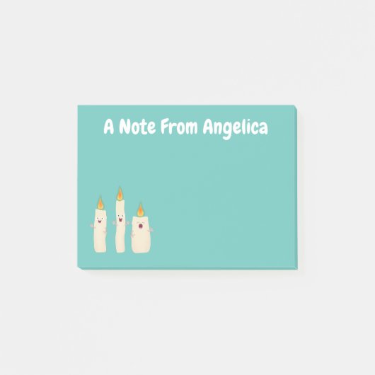 Cartoon met kutzend kaars post-it® notes (Voorkant)