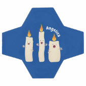 Cartoon met kutzend kaars voetbal (Enkel)