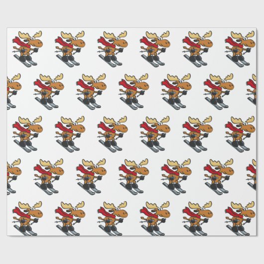 Cartoon met mazen | achtergrondkleur kiezen cadeaupapier (Vlak)