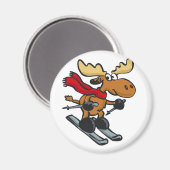 Cartoon met mazen | achtergrondkleur kiezen magneet (Voorkant / Achterkant)