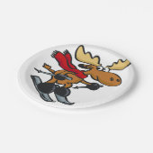 Cartoon met mazen | achtergrondkleur kiezen papieren bordje (Gekanteld)