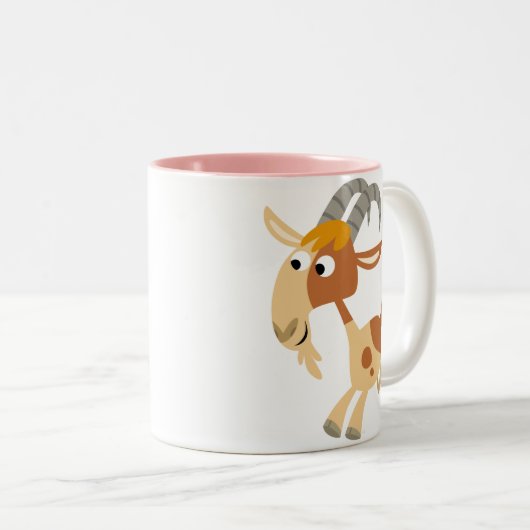 Cartoon met Mok van geiten (Voorkant rechts)