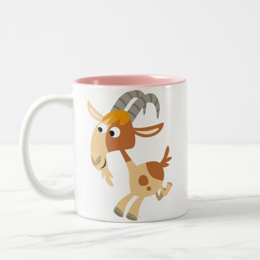 Cartoon met Mok van geiten (Links)