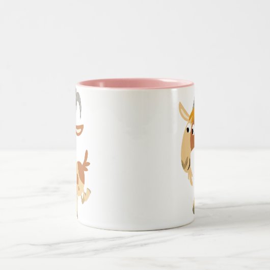 Cartoon met Mok van geiten (Center)