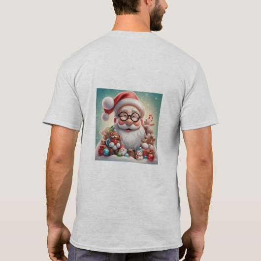  cartoon met Sinterklaas T-shirt (Achterkant)