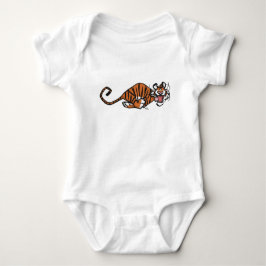 Cartoon met tijger Baby Romper