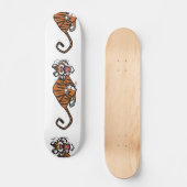 Cartoon met tijgerskateboard skateboard (Voorkant)