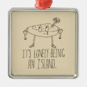 Cartoon Metalen Ornament (Voorkant)