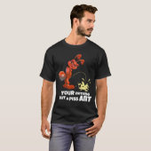 Cartoon mierenpeing t-shirt (Voorkant volledig)