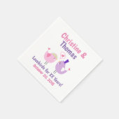 Cartoon Mijlsteen Jubileum Servet (Hoek)