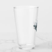 Cartoon militair vliegtuig glas (Rechts)