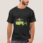 Cartoon Mini Cooper T-shirt (Voorkant)