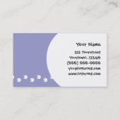 Cartoon Miniature Pig Visitekaartje (Achterkant)