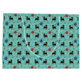 Cartoon Miniature Pinscher Groot Cadeauzakje (Achterkant)