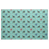 Cartoon Miniature Pinscher Stof (Fat Quarter)
