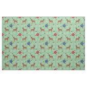 Cartoon Miniature Pinscher Stof (Fat Quarter)