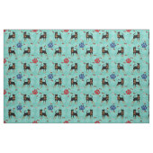 Cartoon Miniature Pinscher Stof (Fat Quarter)