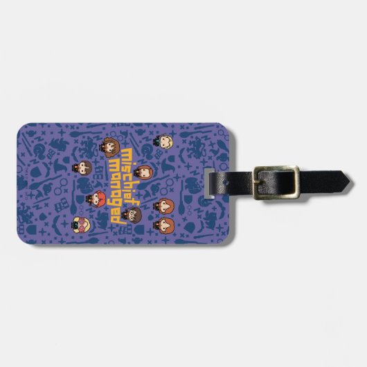 Cartoon "MISCHIEF MANAGED™" Bagagelabel (Voorkant horizontaal)