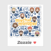 Cartoon "MISCHIEF MANAGED™" Sticker (Vel)
