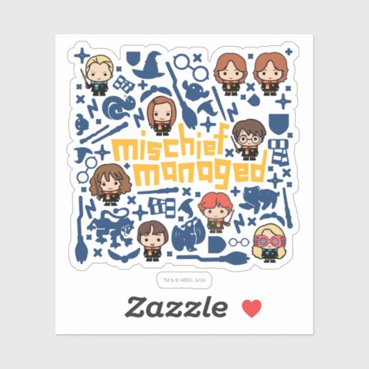 Cartoon "MISCHIEF MANAGED™" Sticker (Vel)