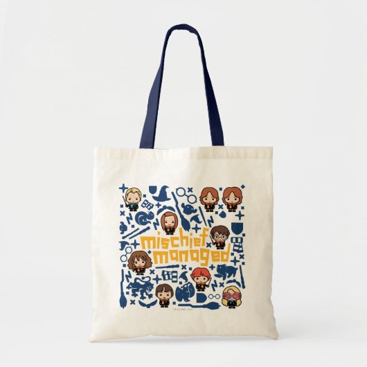 Cartoon "MISCHIEF MANAGED™" Tote Bag (Voorkant)