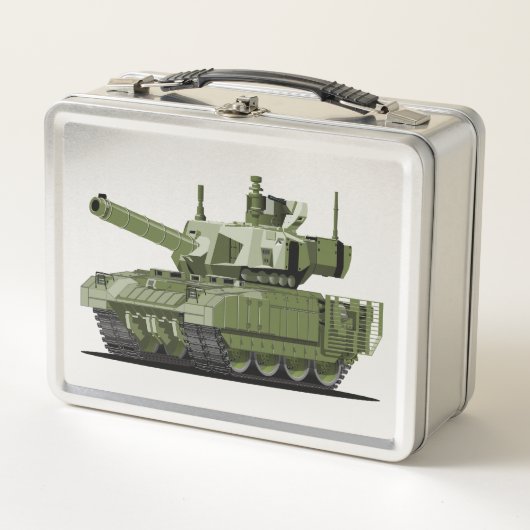 Cartoon moderne gepantserde tank (Voorkant)