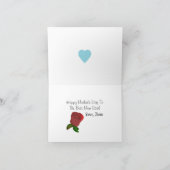 Cartoon Moeder & Dochter Kaart (Binnen)