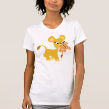 Cartoon Moeder Lon en Keuk Vrouw T-shirt
