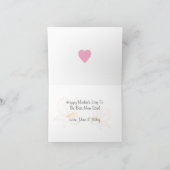 Cartoon moeder met haar tweeling Kaart (Binnen)