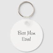 Cartoon moeder met haar tweeling Sleutelhanger (Achterkant)