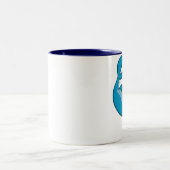 Cartoon Mok om haaien te lachen (Center)