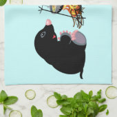 cartoon mole en egel theedoek (Gevouwen)