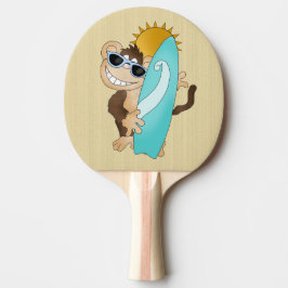 cartoon Monkey Beach Ping Pong Paddle Tafeltennisbatje