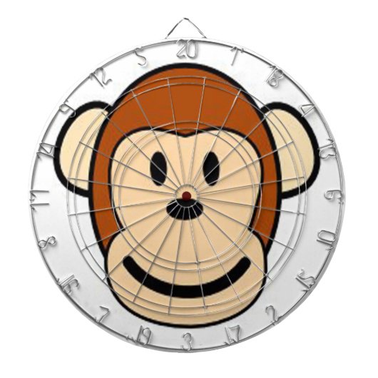 Cartoon Monkey Dart Board Dartbord (Voorkant)