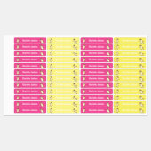 Cartoon Monkey gepersonaliseerd Labels (Vel)