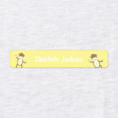 Cartoon Monkey gepersonaliseerd Labels (Design 2)